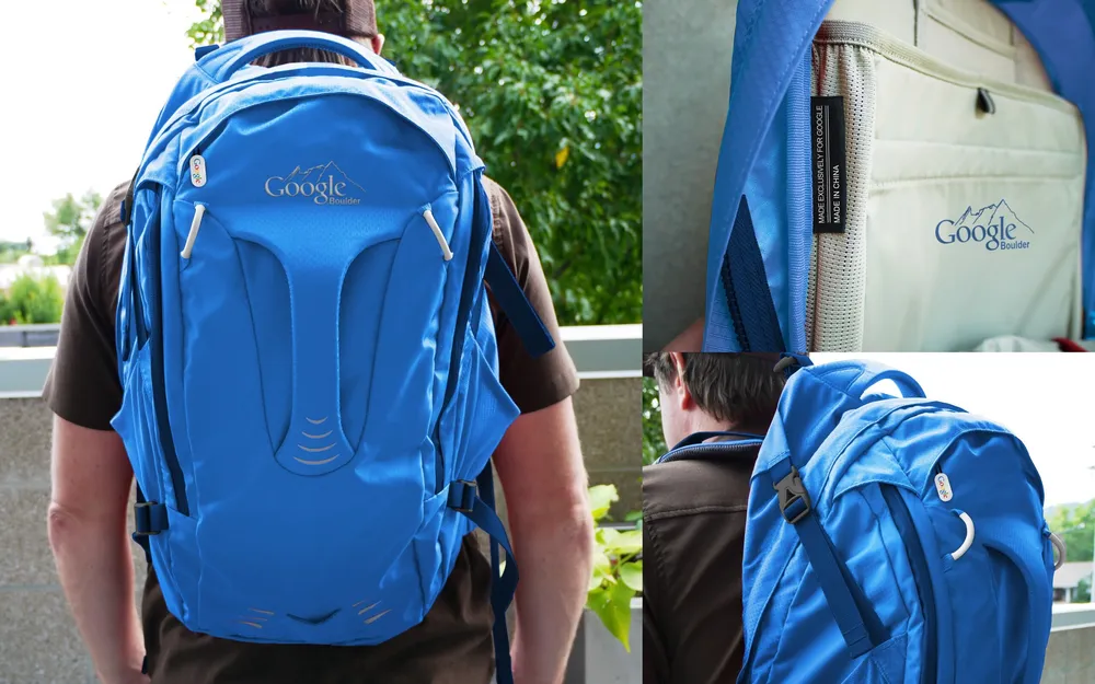 Google boulder backpack by anthem branding