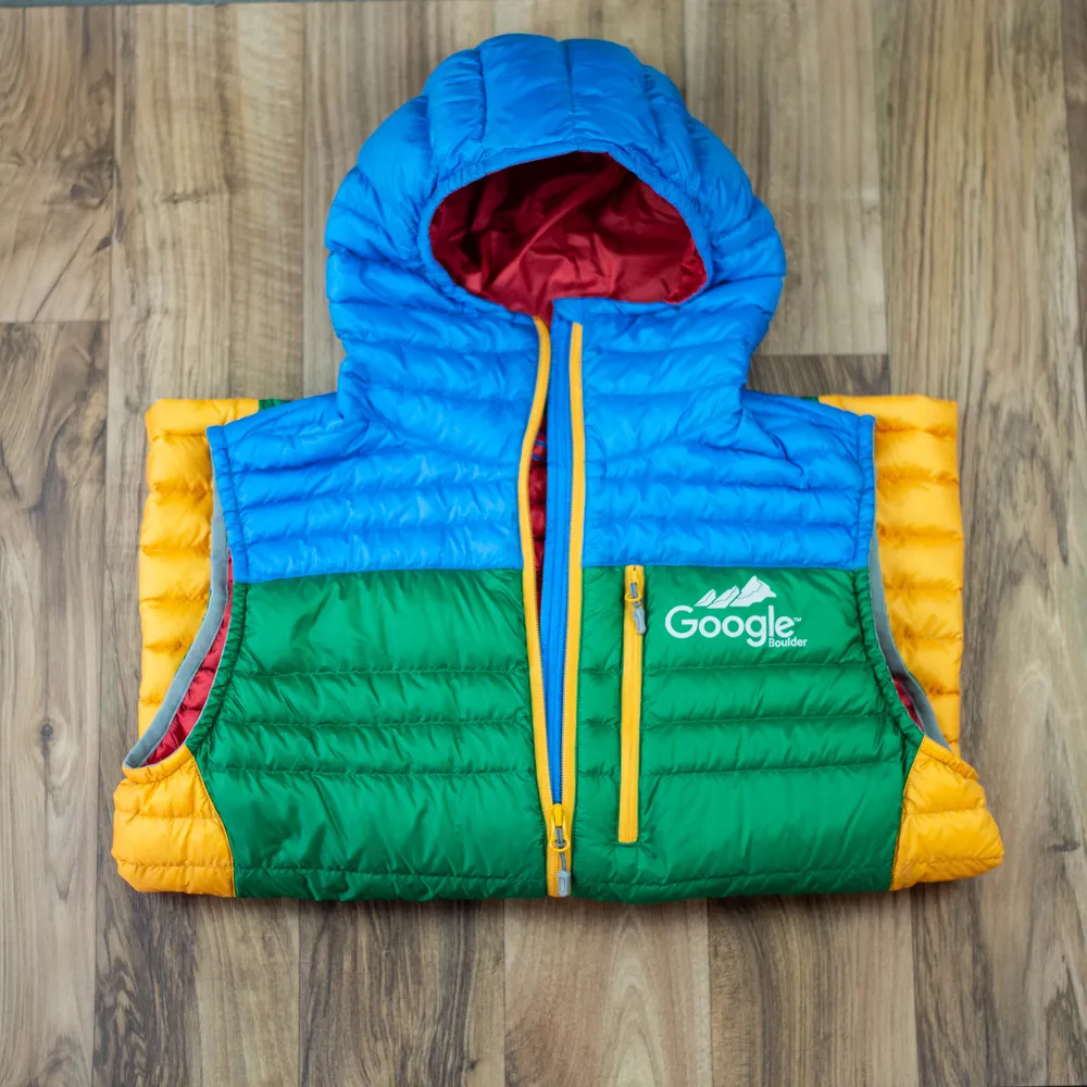 Google vest by anthem branding
