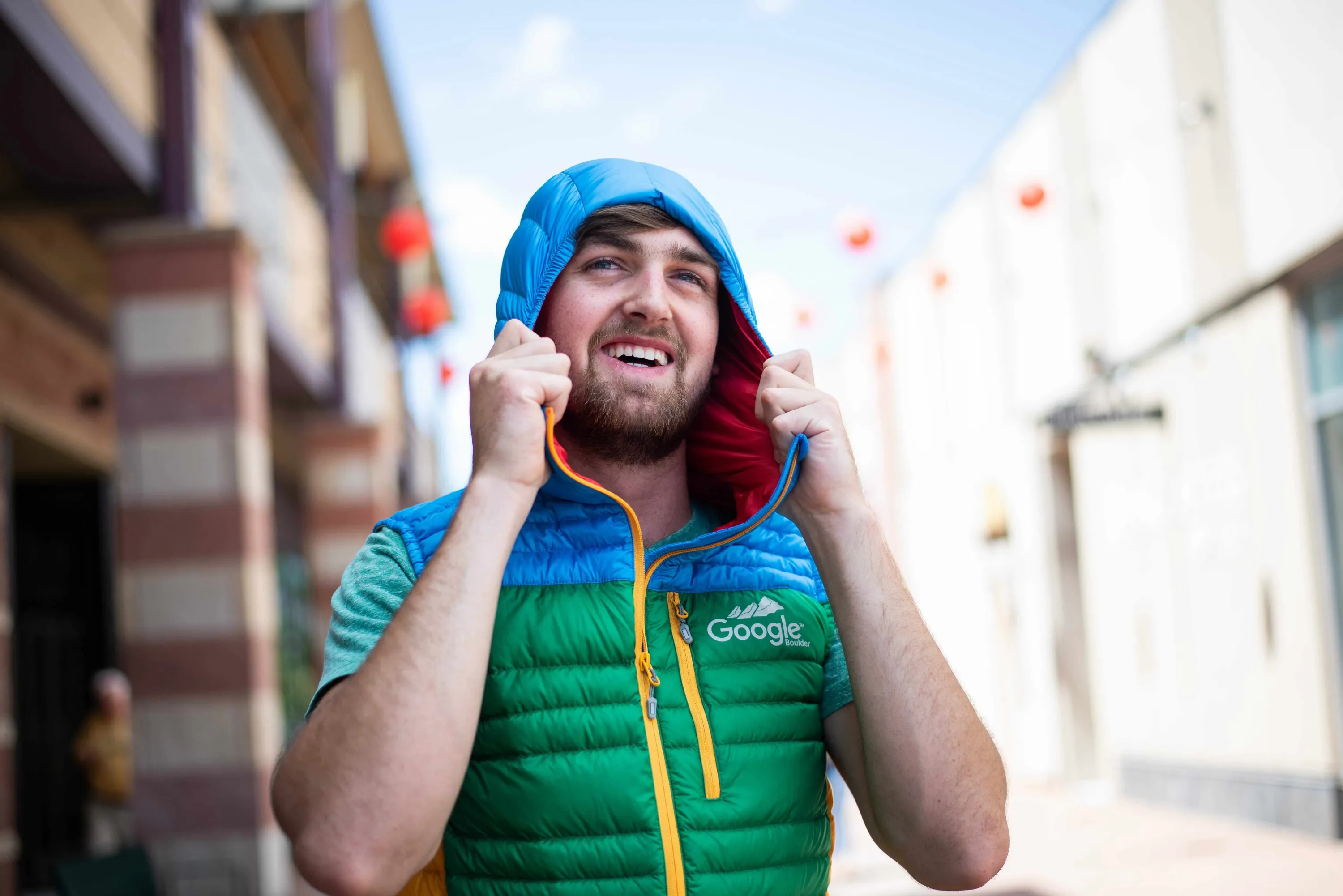 Google Vest hood