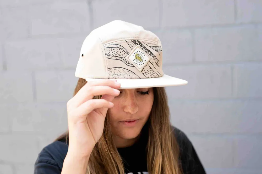 Greensky bluegrass custom camper hat by anthem branding