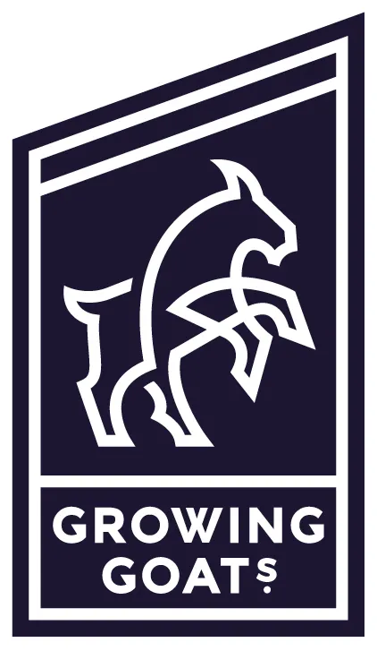 Growing Goats Badge Lupine