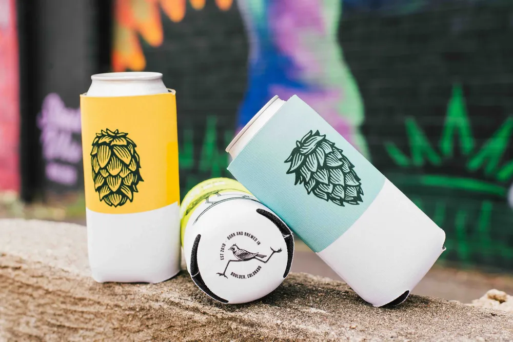 Hop lark water koozie collection by anthem branding