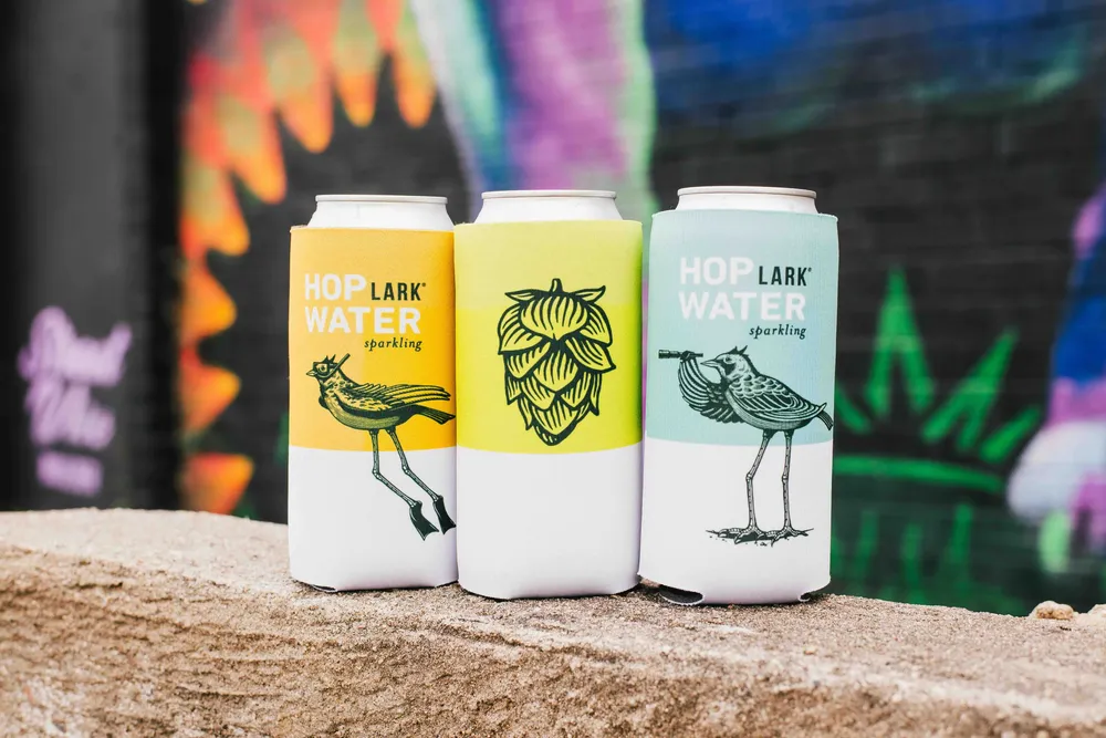 Hop water koozie collection by anthem branding