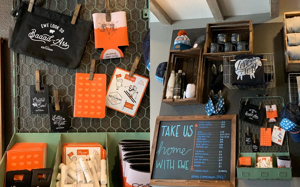Hotel Ketchum Custom Merchandise Display by Anthem Branding