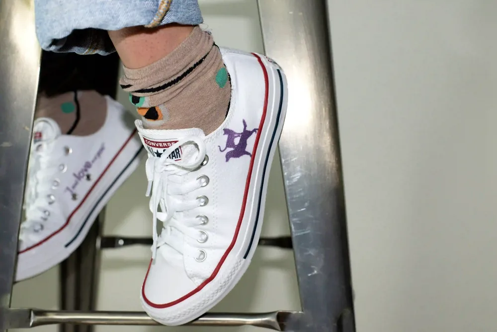 I and Love and You custom converse anthem branding