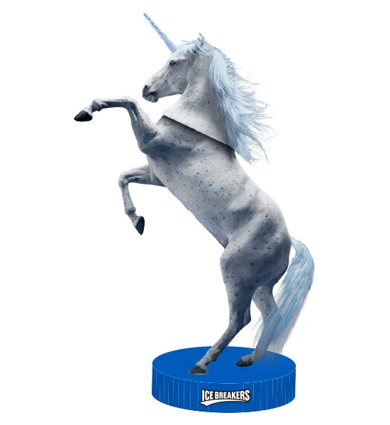 1607818541 Ice Breakers Unicorn Bobble Head