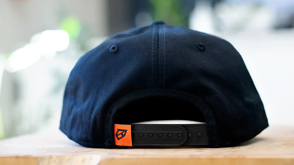 Knight Composites Flatbill Trucker Exterior Label Snapback by Anthem Branding