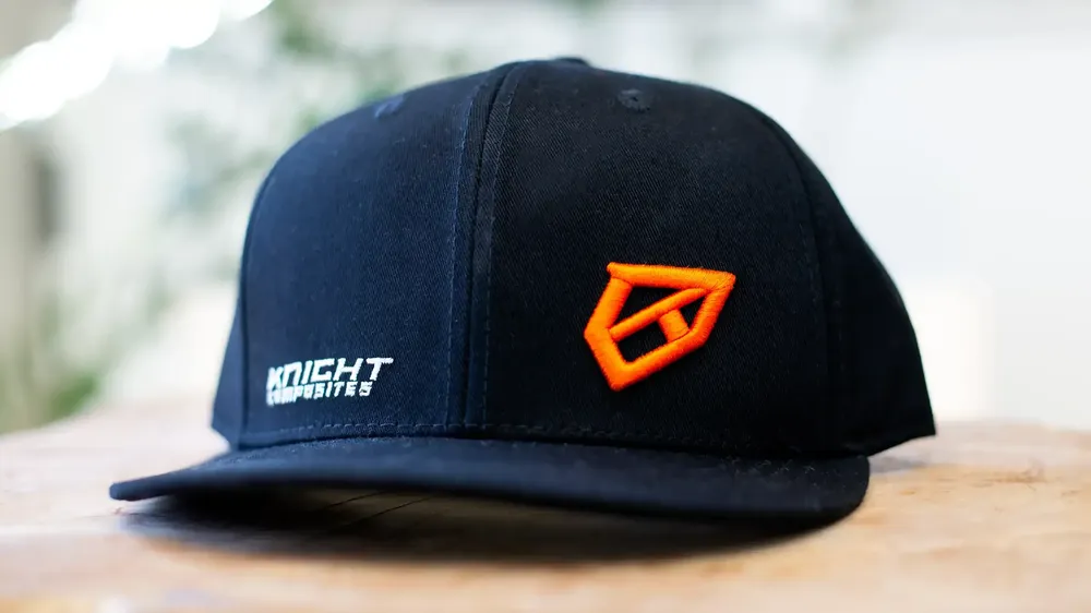 Knight Composites Flatbill Trucker Hat by Anthem Branding