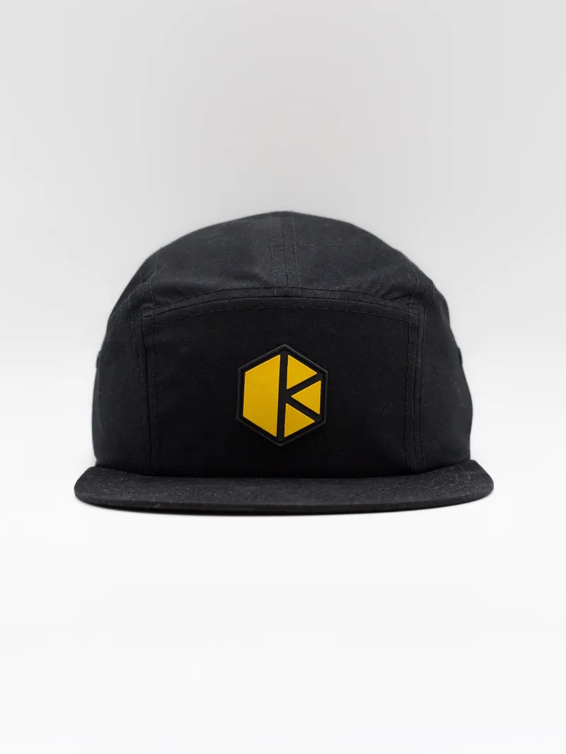 Kyoto brewing 5 panel unstructured camper hat by anthem branding 1