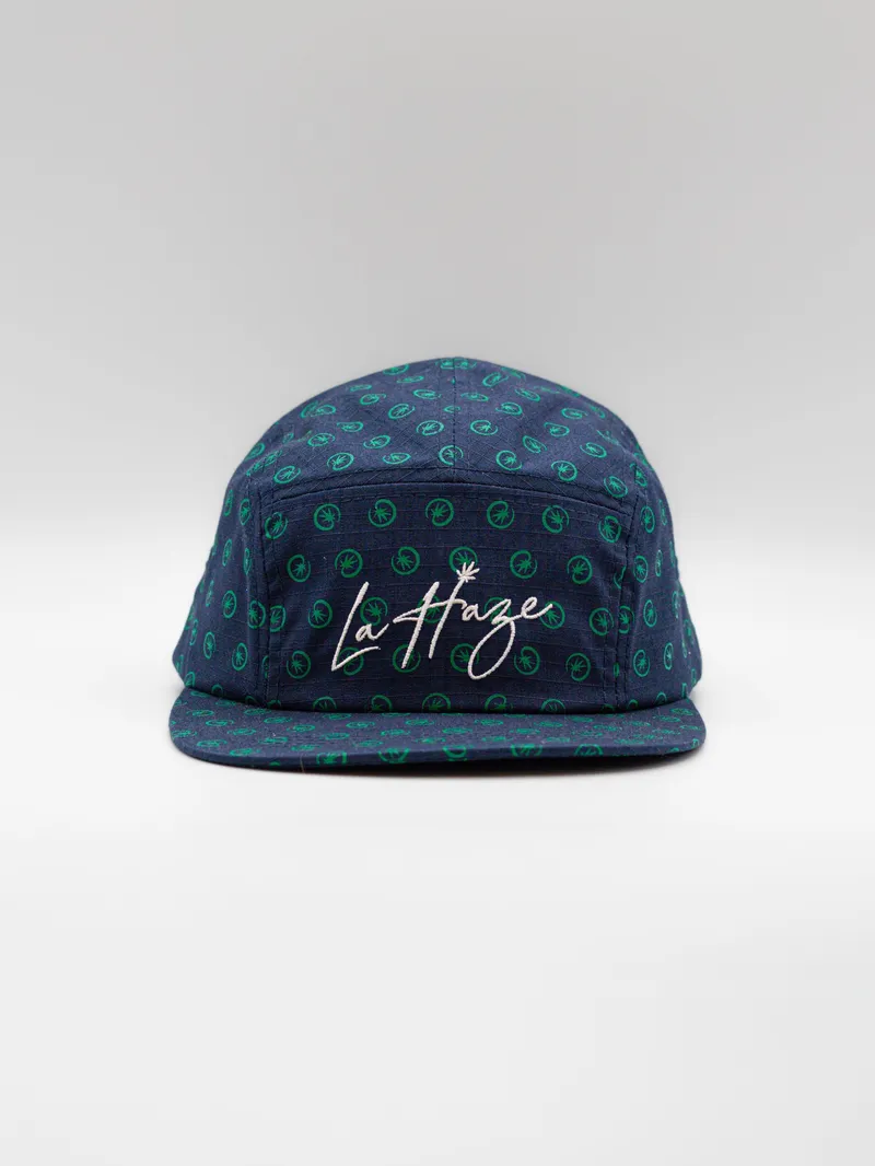 La haze cannabis custom camper hat by anthem branding 1
