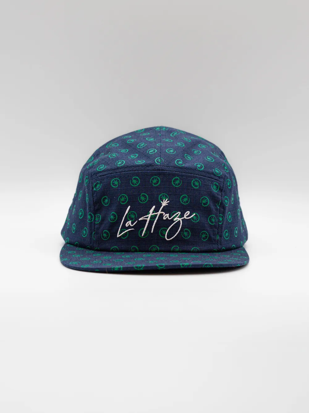 La haze cannabis custom camper hat by anthem branding 1