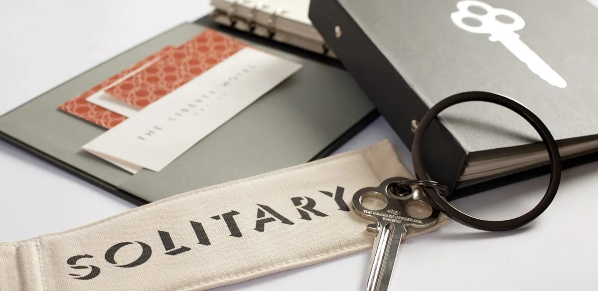Liberty hotel keychain in Boston by anthem branding