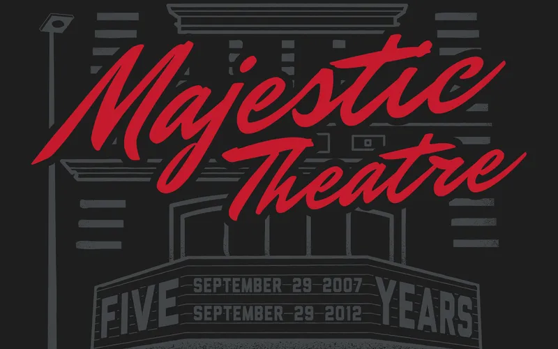 Majestic Theater logo anthem branding