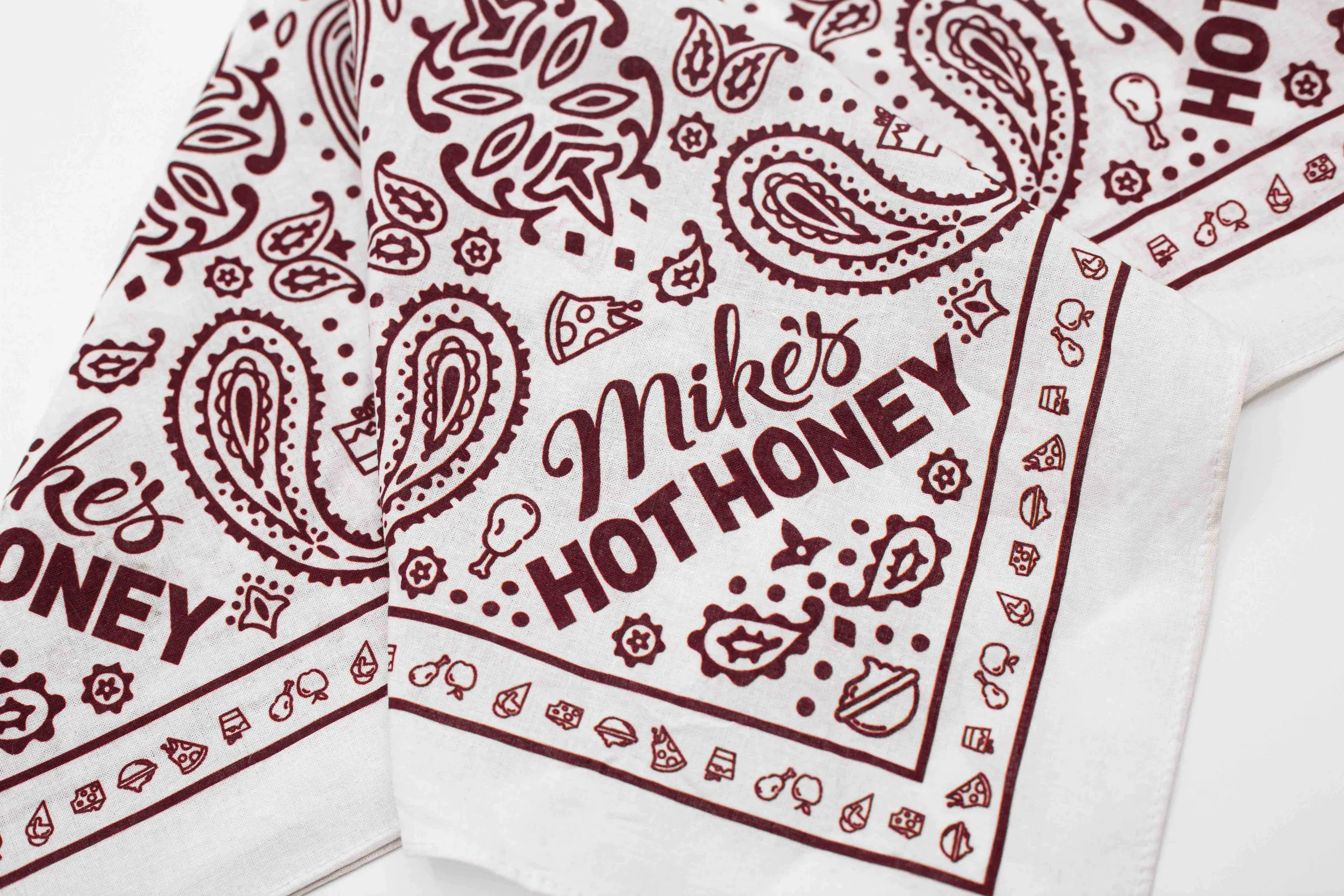 Mikes hot honey bandana by anthem branding product shot 2