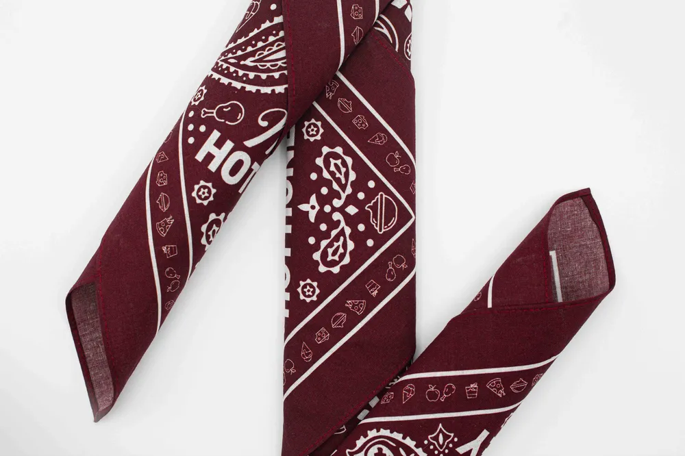 Mikes hot honey bandana by anthem branding product shot 3