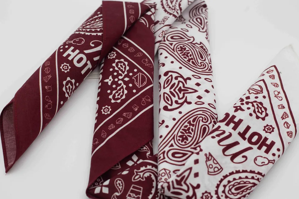 Mikes hot honey bandana by anthem branding product shot 5