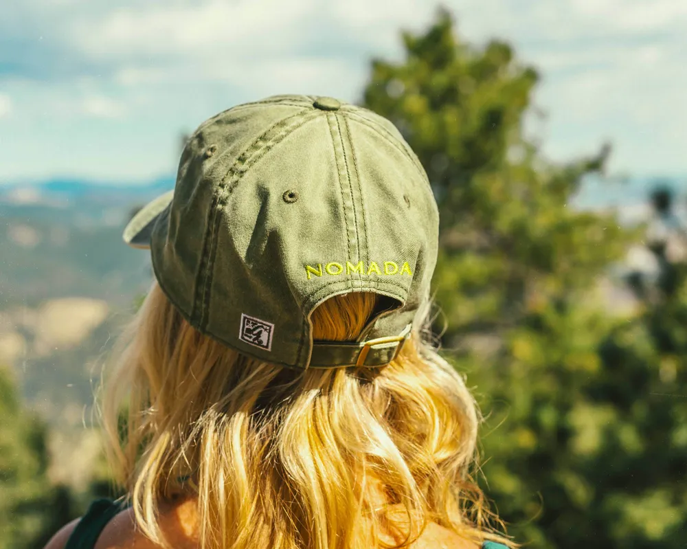 Nomada Hotel Group 6 Panel Embroidered Dad Hat Collection by Anthem Branding 3