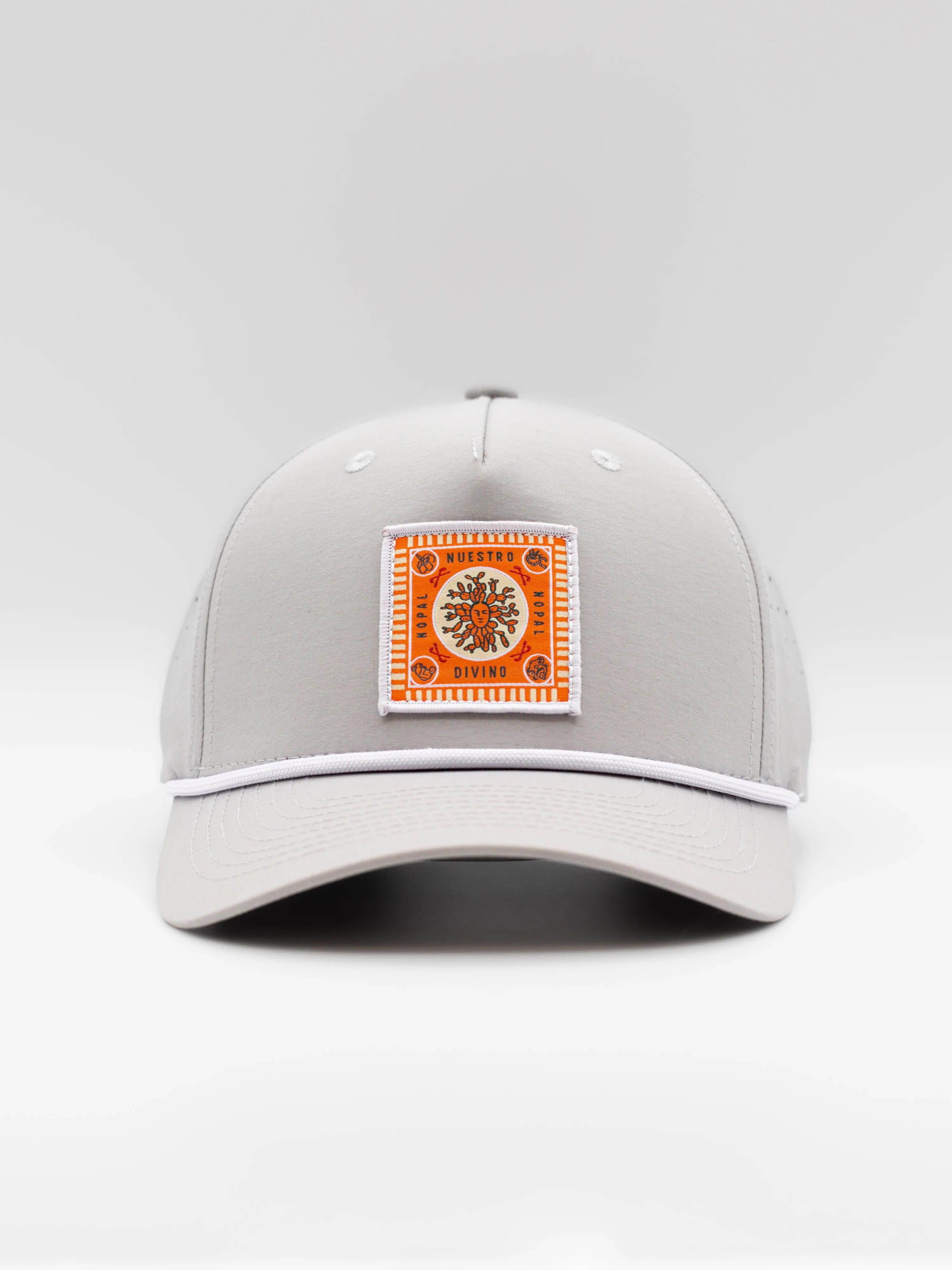 Nopal golf custom golf hat light gray by anthem branding 1