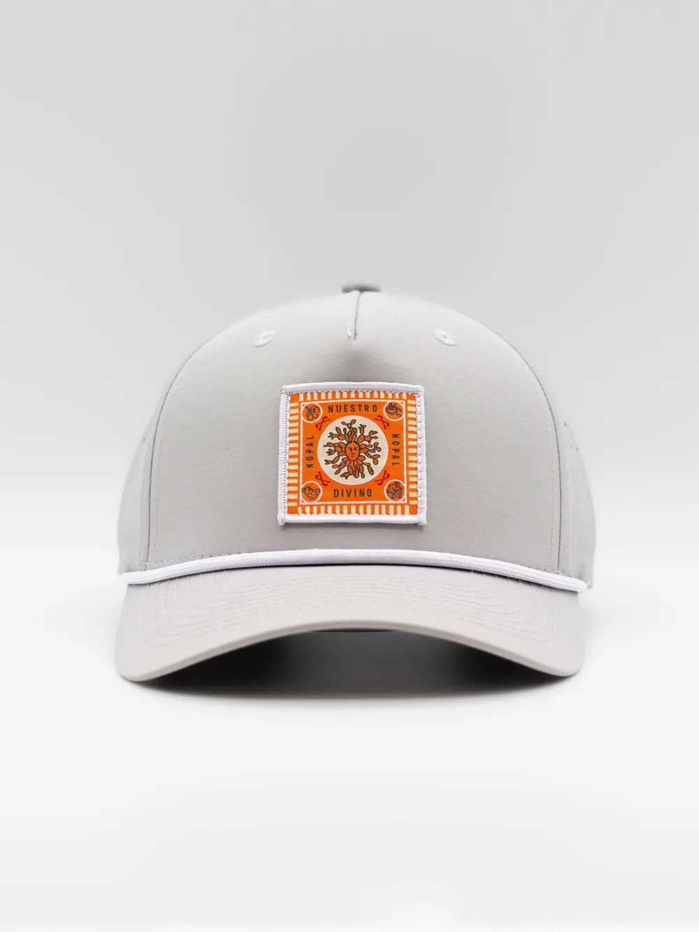 Nopal golf custom golf hat light gray by anthem branding 1