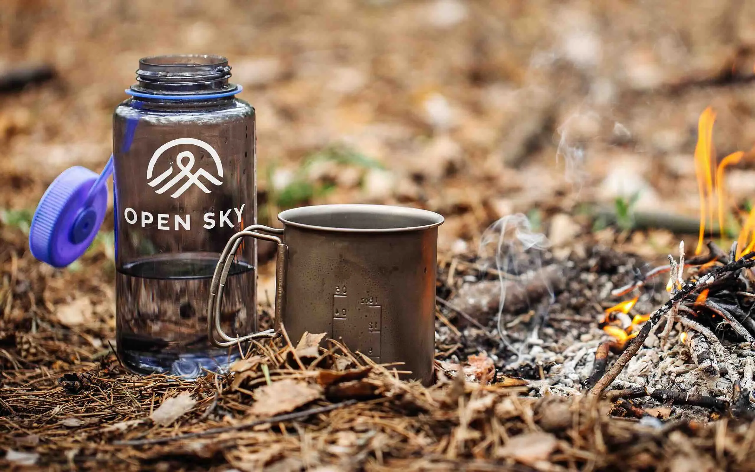 Open sky waterbottle by anthem branding