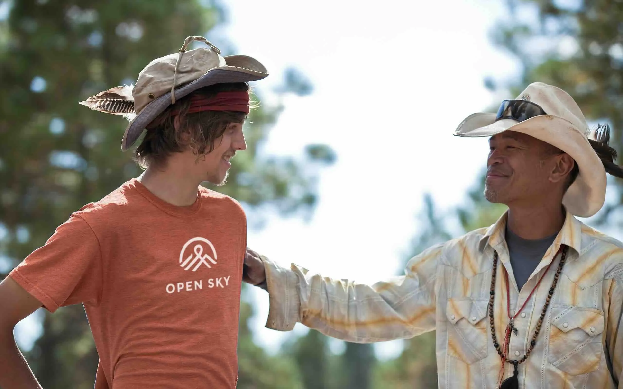 Open sky screen printed tshirts by anthem branding