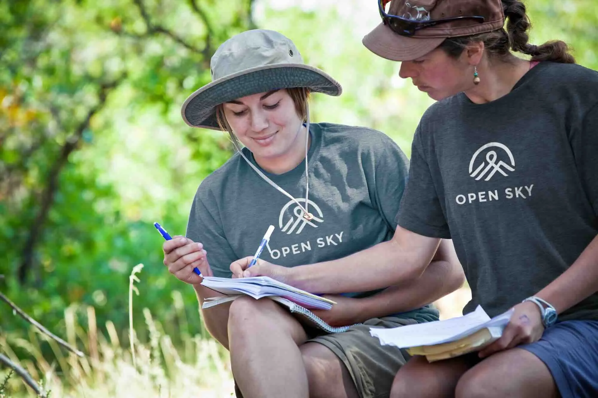 Open sky branded tshirts by anthem branding