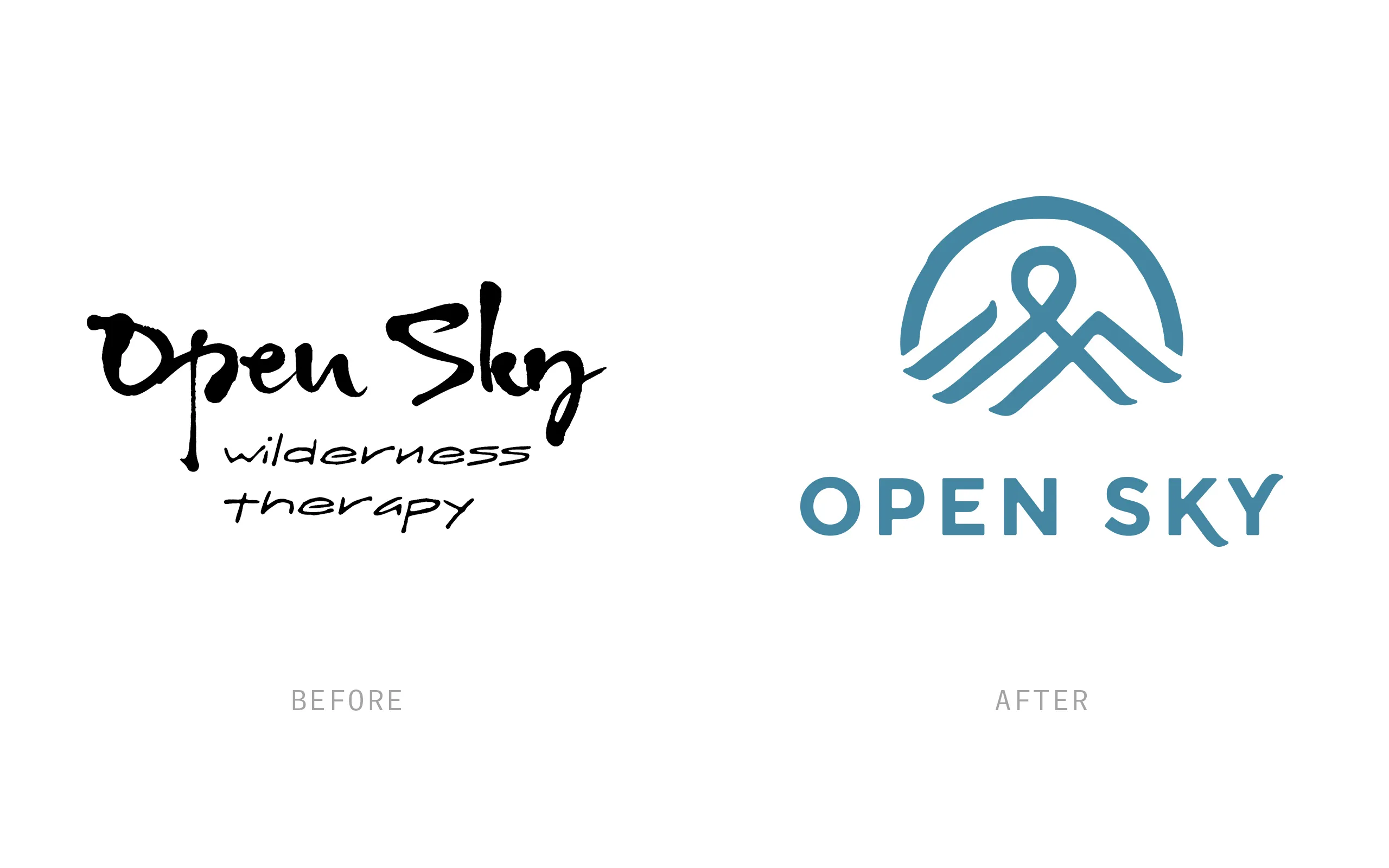 Open Sky Before After Logo
