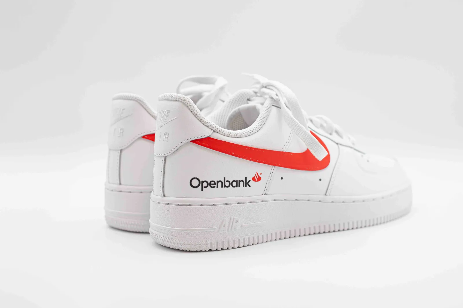 Openbank nike AF1s by anthem branding 3