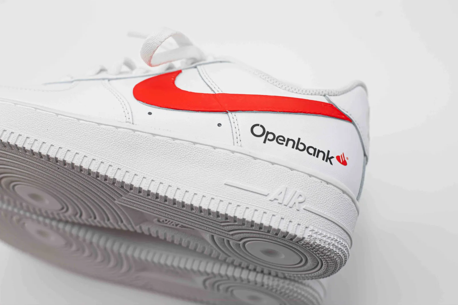 Openbank nike AF1s by anthem branding 4