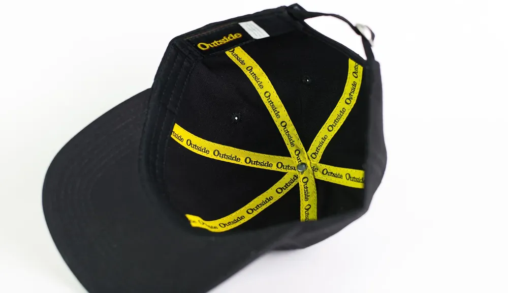 Outdoor Interactive Full Fabric Black Hat Interior Seams By Anthem Branding
