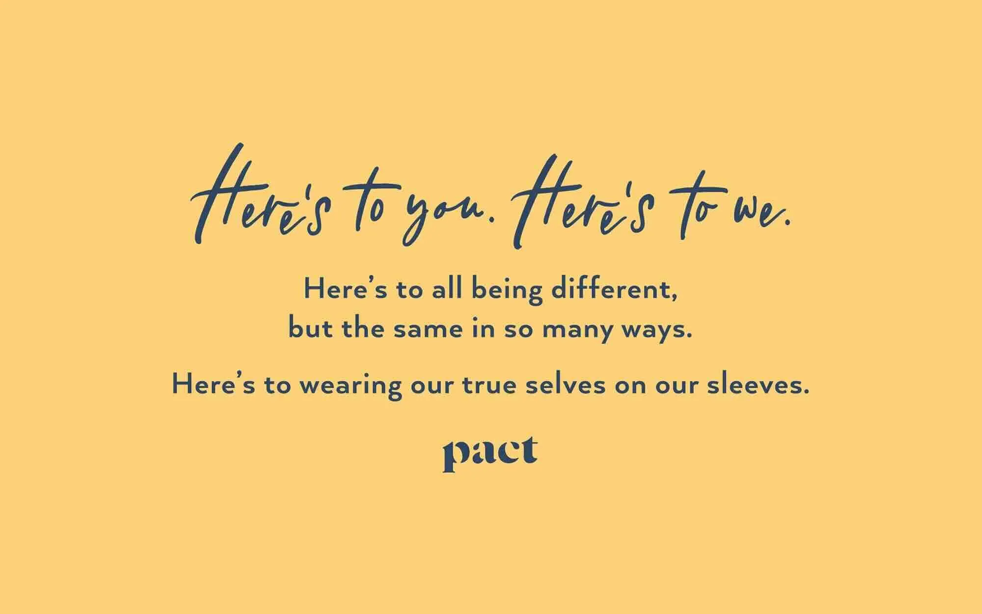 Pact Brand Manifesto by Anthem Branding