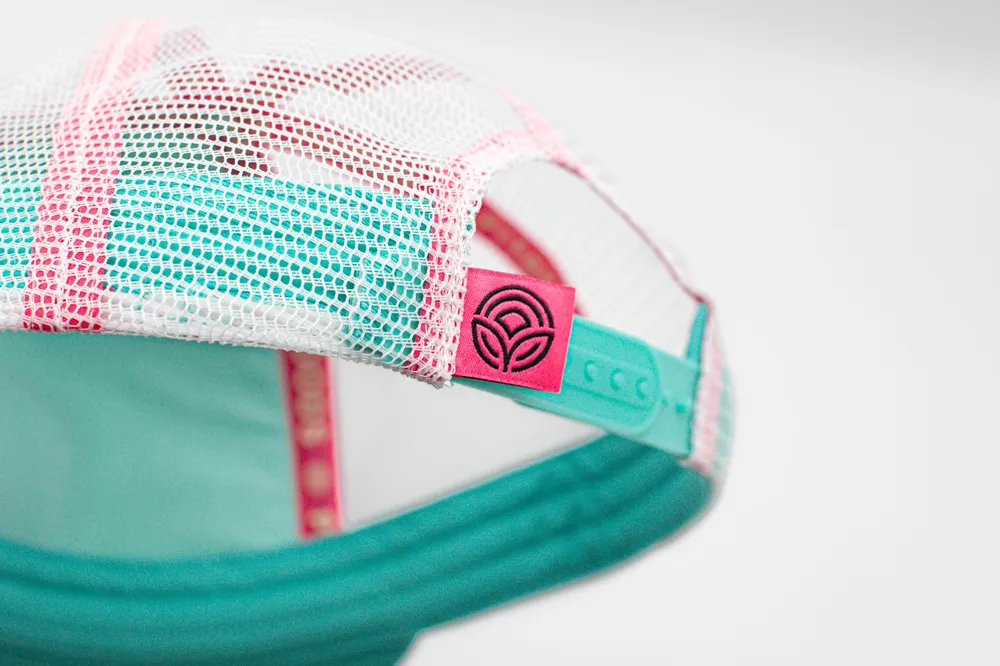 Pitaya foods turquoise trucker hat by anthem branding 4