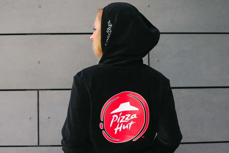 Pizza Hut Track Suit Back Anthem Branding 1