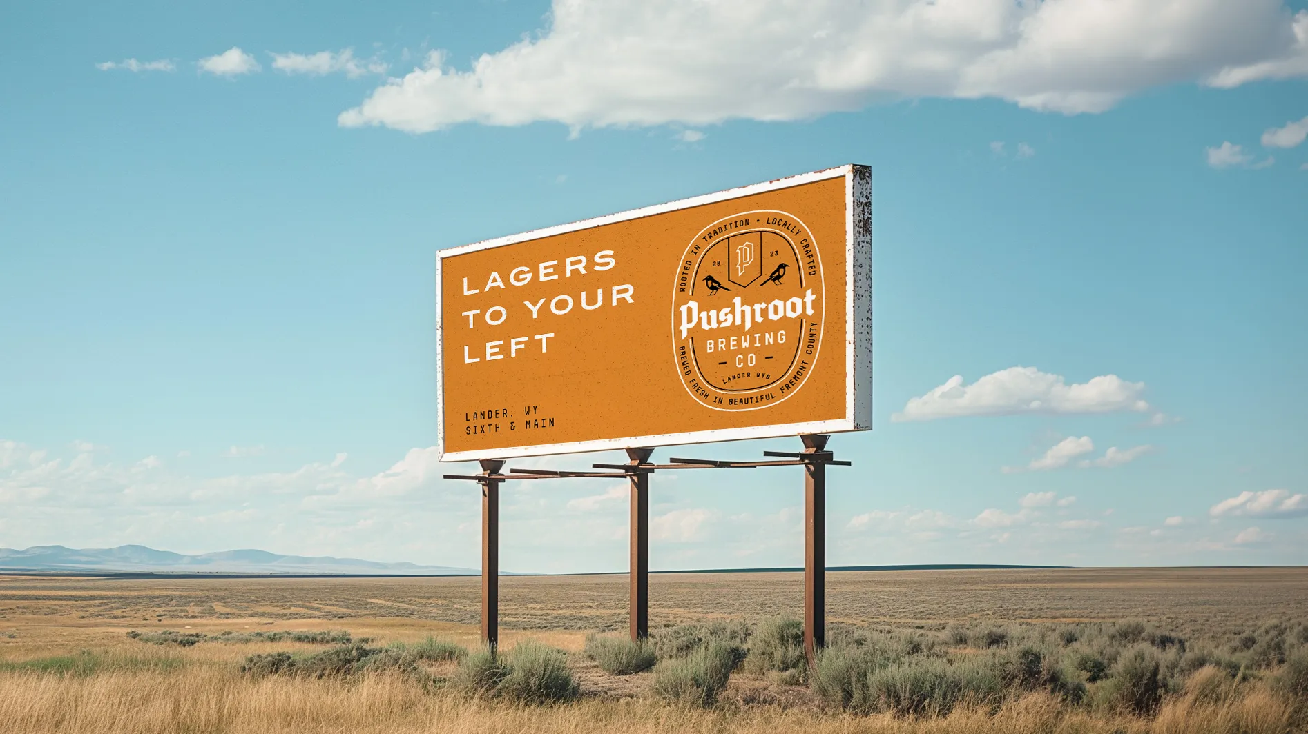 Pushroot Billboard by anthem branding
