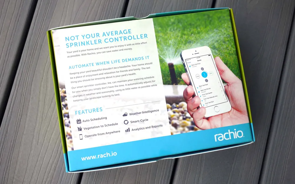 Rachio Packaging Back anthem branding