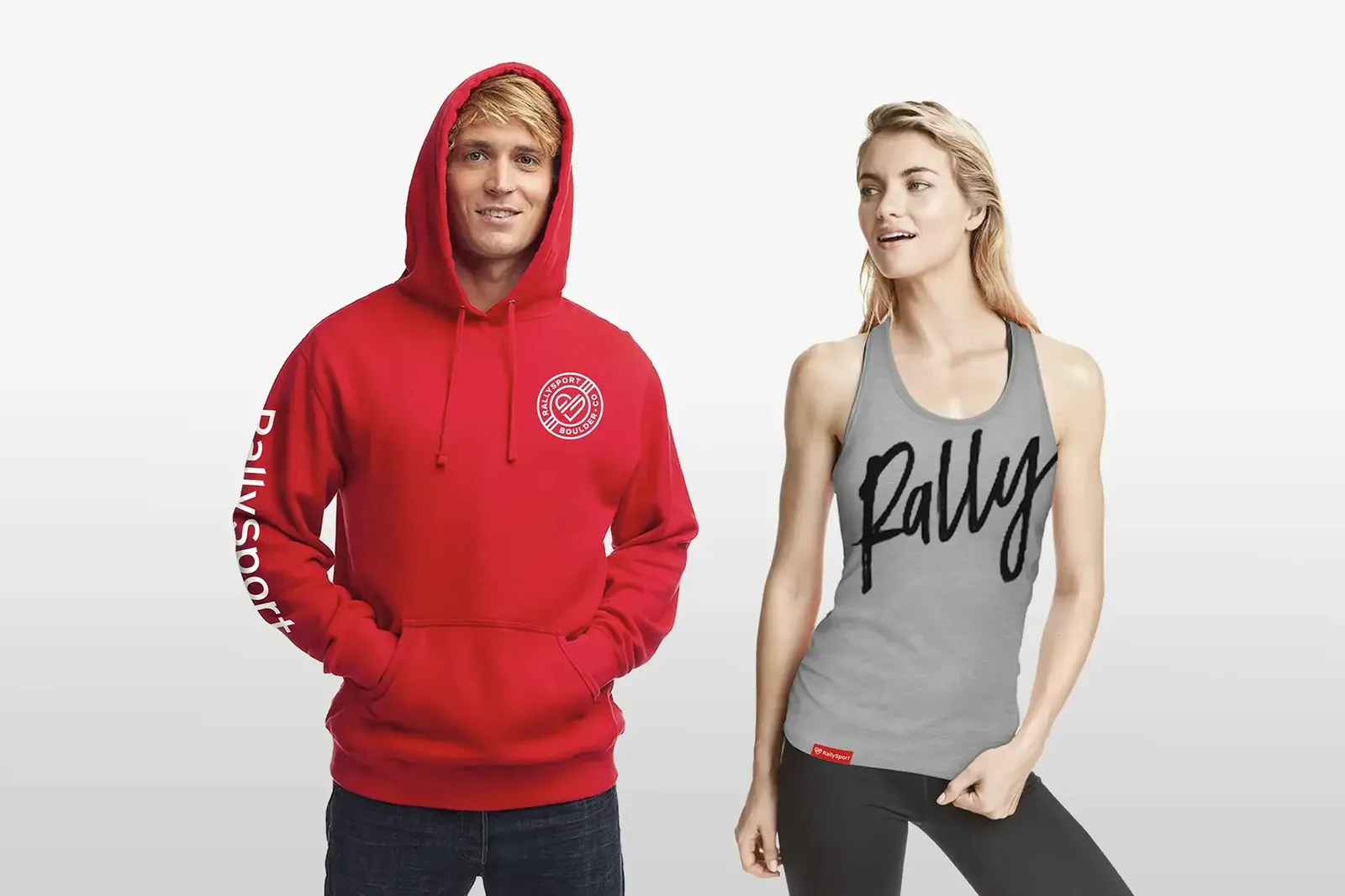 Rally Sport Sweatshirt and Tank Top by Anthem Branding