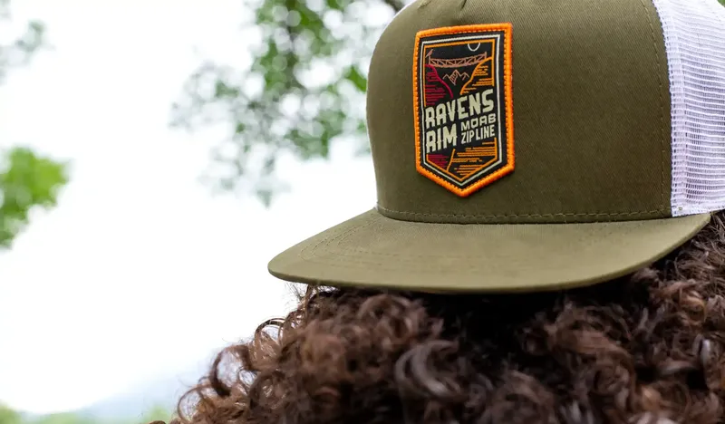 Ravens Rim Zip Line Custom Hat by Anthem Branding