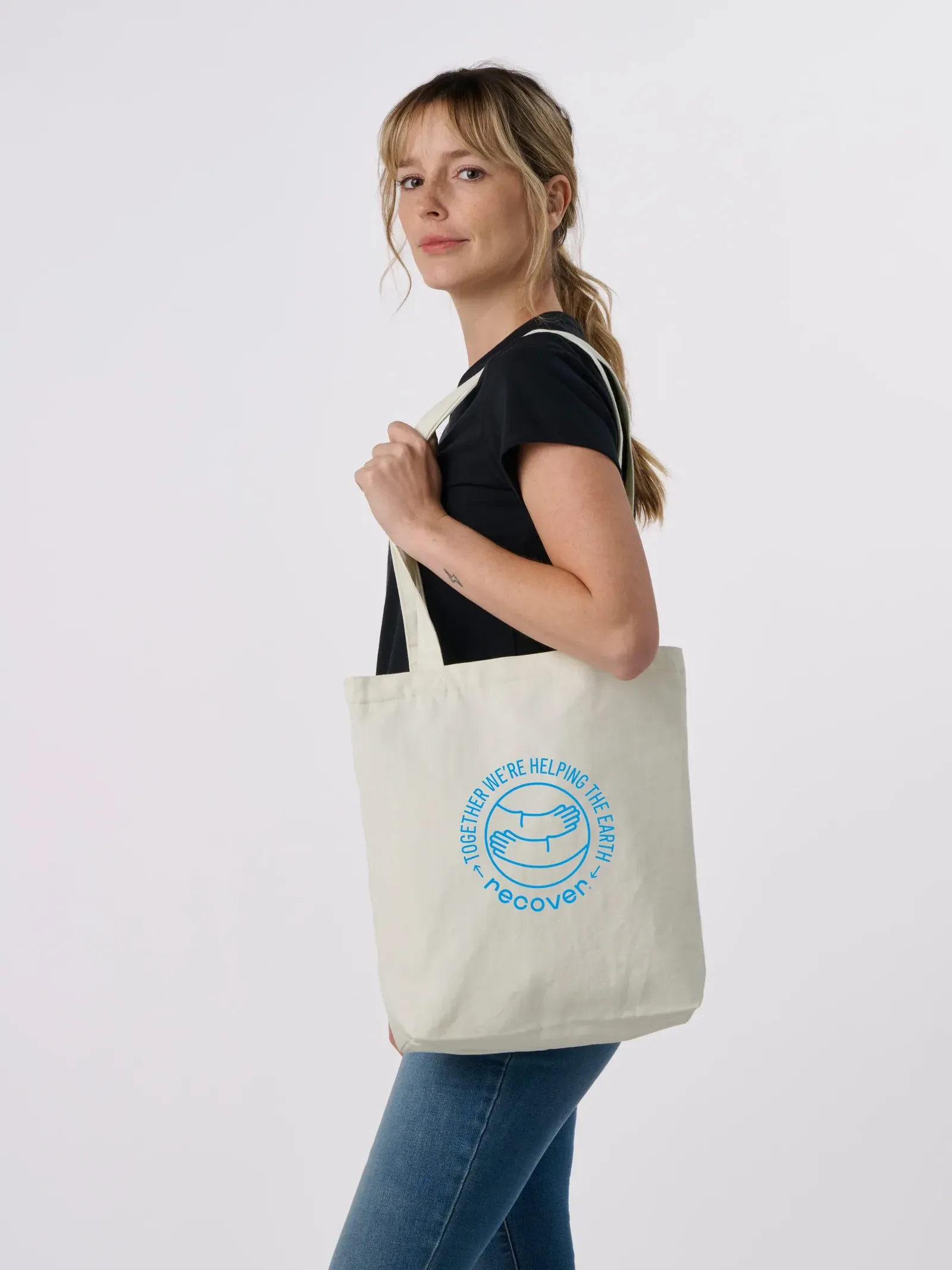 Tote bags by recover brands by anthem branding 1