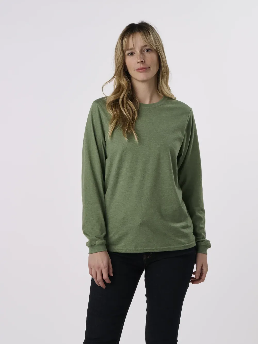 Womens long sleeve t shirts by recover brands by anthem branding 1