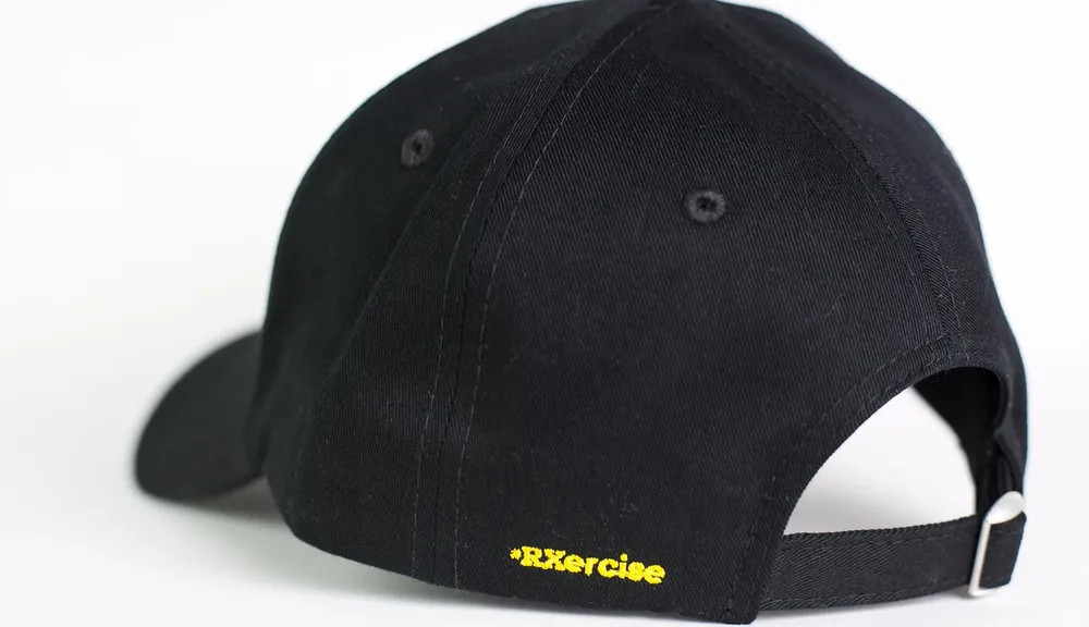 RX Bar Dad Hat Back Embroidery Detail by Anthem Branding