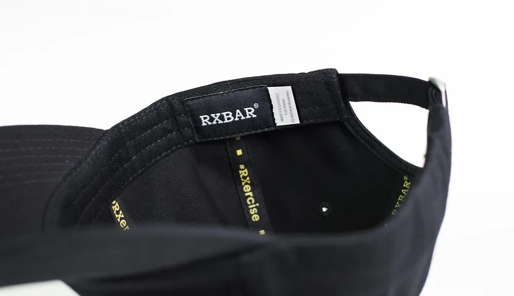 RX Bar Dad Hat Interior Detials by Anthem Branding