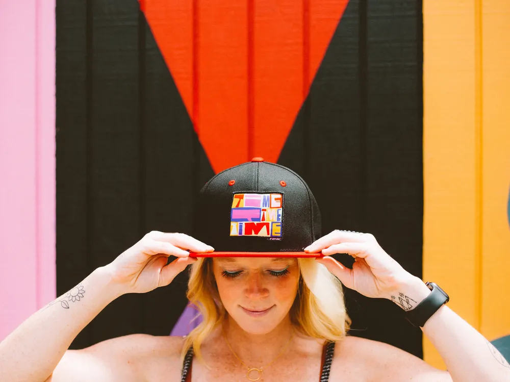 SRAM time hat by anthem branding