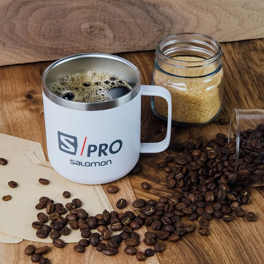 Salomon stainless mug anthem branding