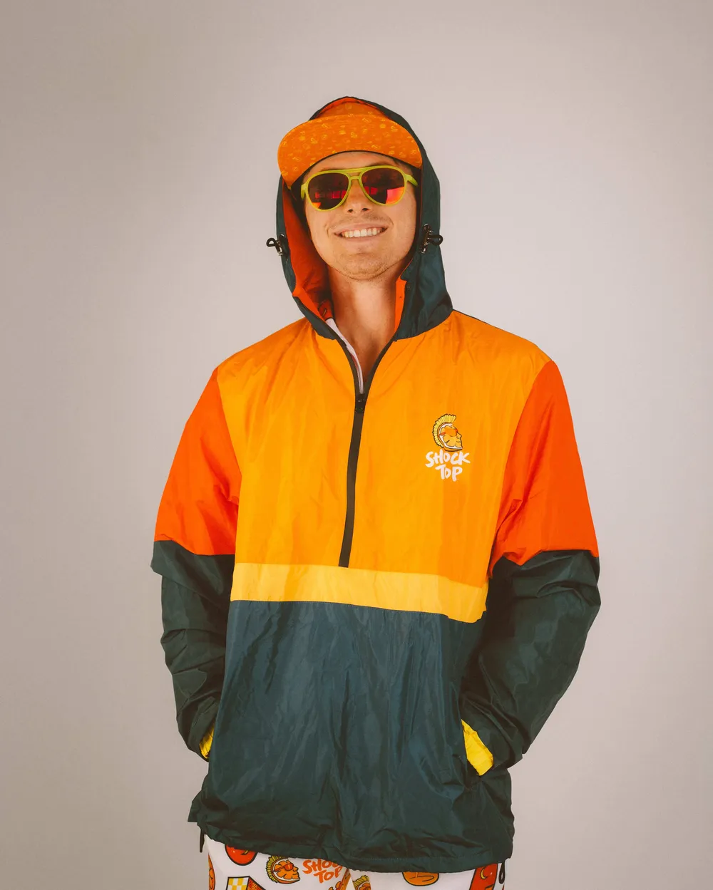 Shock top hat and windbreaker by anthem branding 1