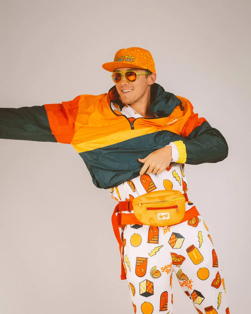 Shock top tracksuit hat fanny pack windbreaker by anthem branding 1