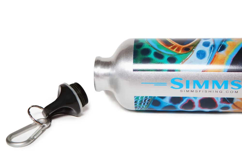 Simms Fishing water bottle anthem branding