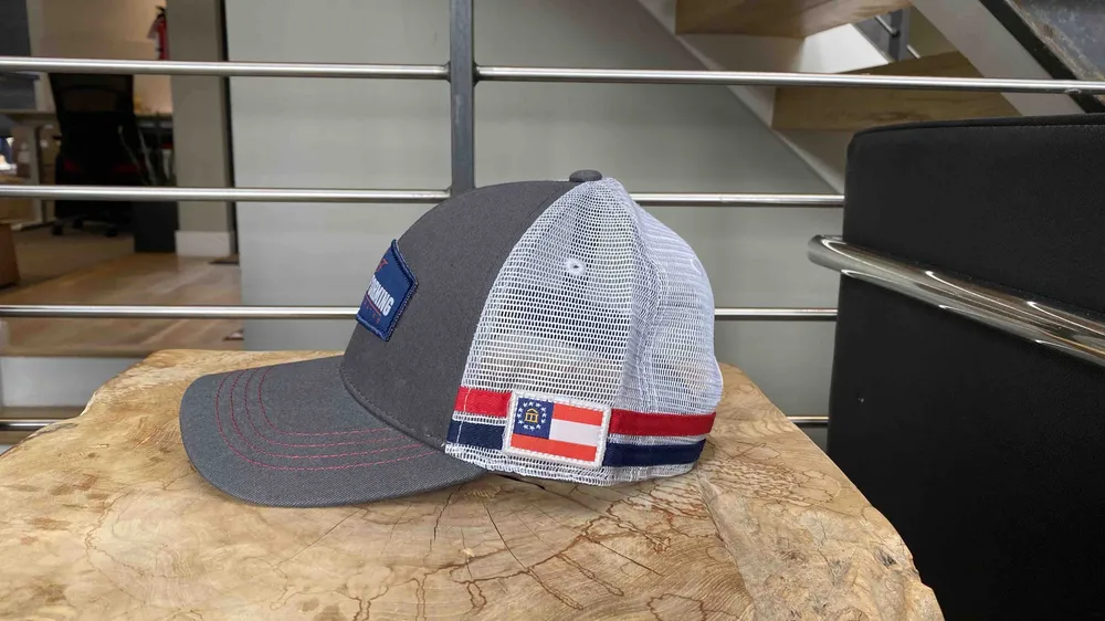 Custom trucker hat skyline forming anthem branding