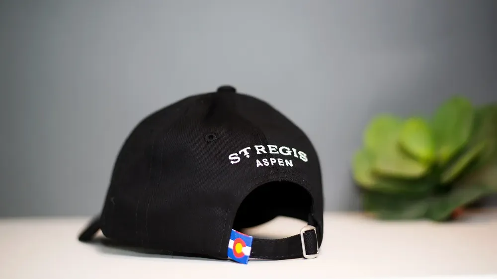 St Regis Aspen Resort Dad Hat Embroidered Wordmark by Anthem Branding