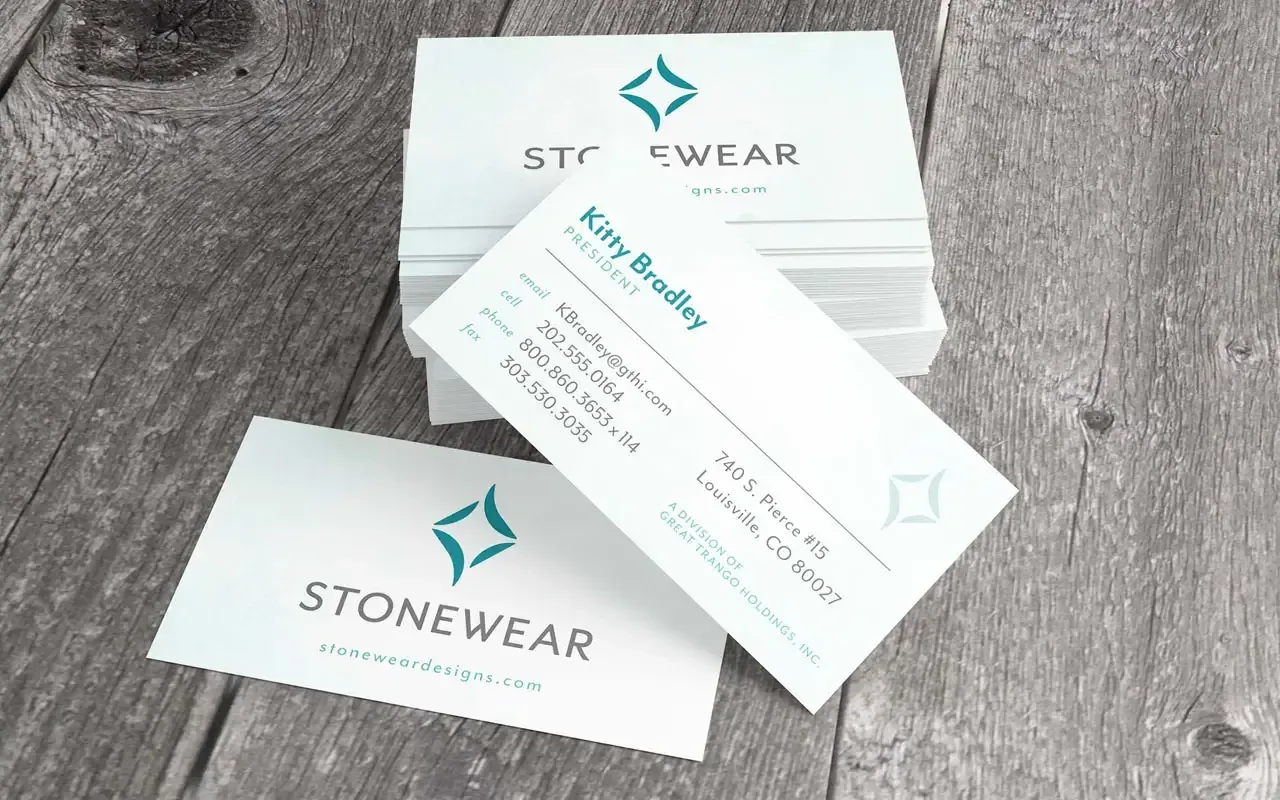 Stonewear Business Cards by Anthem Branding