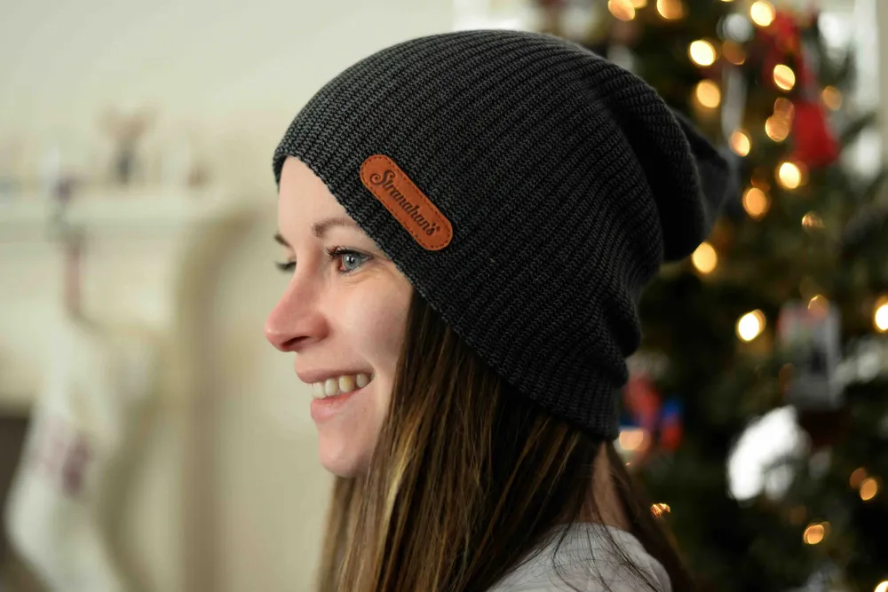 Stranahans custom beanie by anthem branding